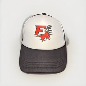 Fairfield Stags Hat Trucker Cap Mesh Snapback Adjustable College NCAA Red F Logo